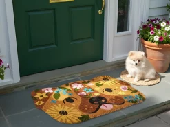 Wycieraczka TIBIG Kolorowy 60 x 90 cm Pies Włókno kokosowe
