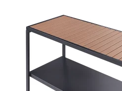Wyspa kuchenna ogrodowa AVETRANA Czarny Metal
