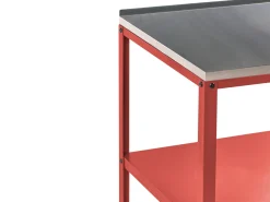 Wyspa kuchenna ogrodowa VILAMA Czerwony Metal