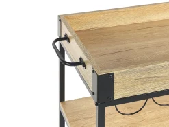 Outlet Wózek kuchenny HULLET Metal Jasnobrązowy Wszystko Do Przechowywania W Kuchni|Wózki Kuchenne