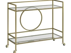 Clearance Wózek kuchenny KERRY Metal Złoty Wszystko Do Przechowywania W Kuchni|Wózki Kuchenne