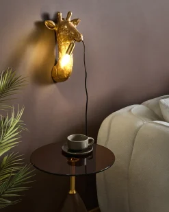 Żyrafa Lampa ścienna MERLIN Złoty
