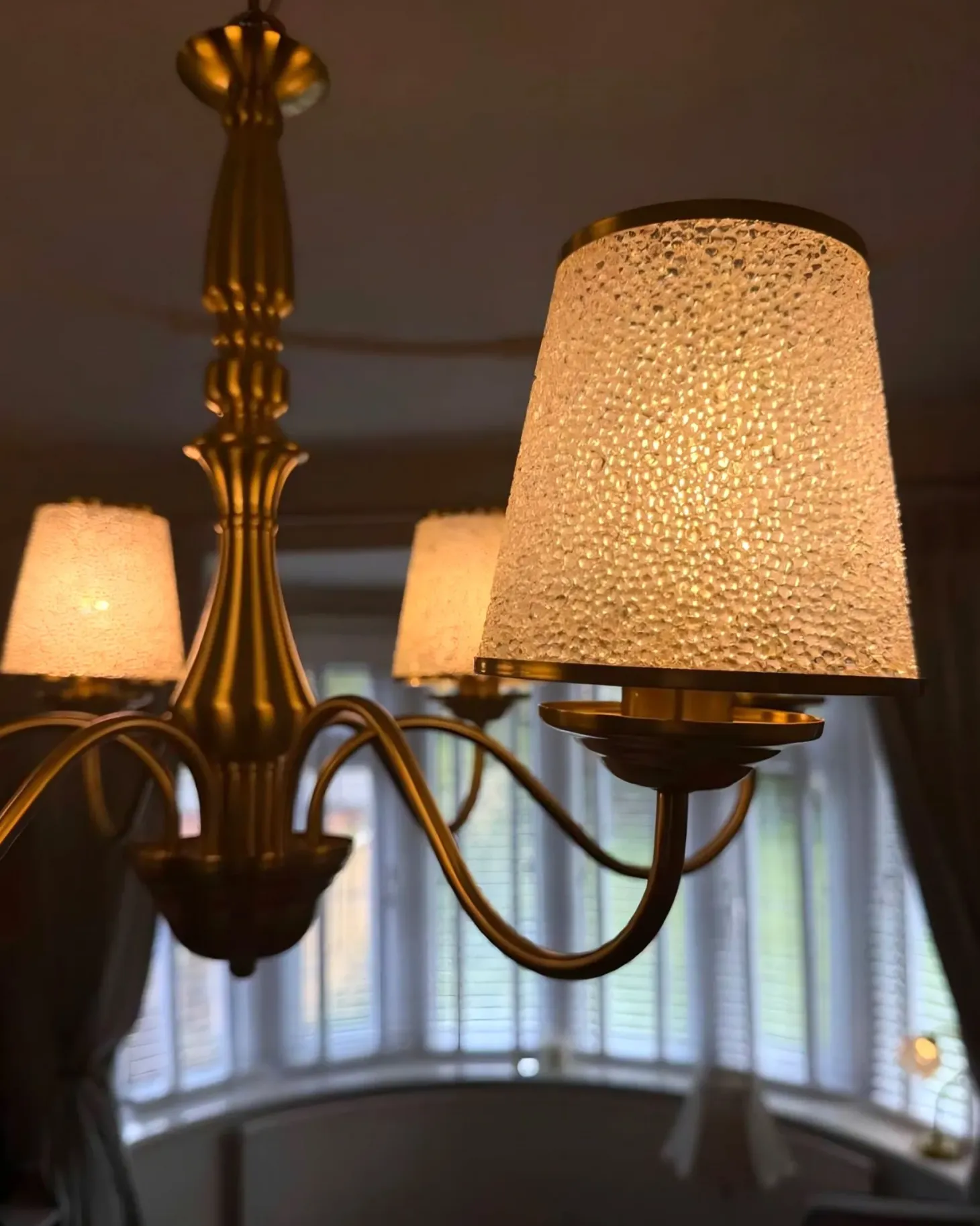 Żyrandol BRADANO Metal Mosiężny
