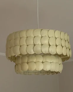 Żyrandol KOTMALE Skorupa kokosa Jasnobeżowy