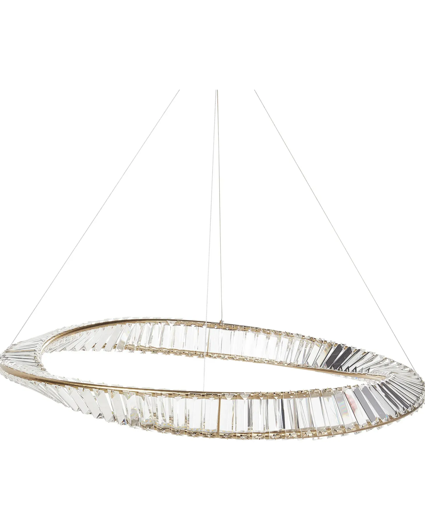 Żyrandol LED ROSENDE Metal Złoty