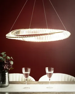 Żyrandol LED ROSENDE Metal Złoty