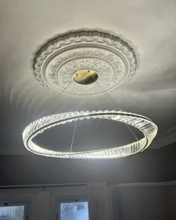 Żyrandol LED ROSENDE Metal Złoty