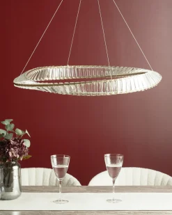 Żyrandol LED ROSENDE Metal Złoty