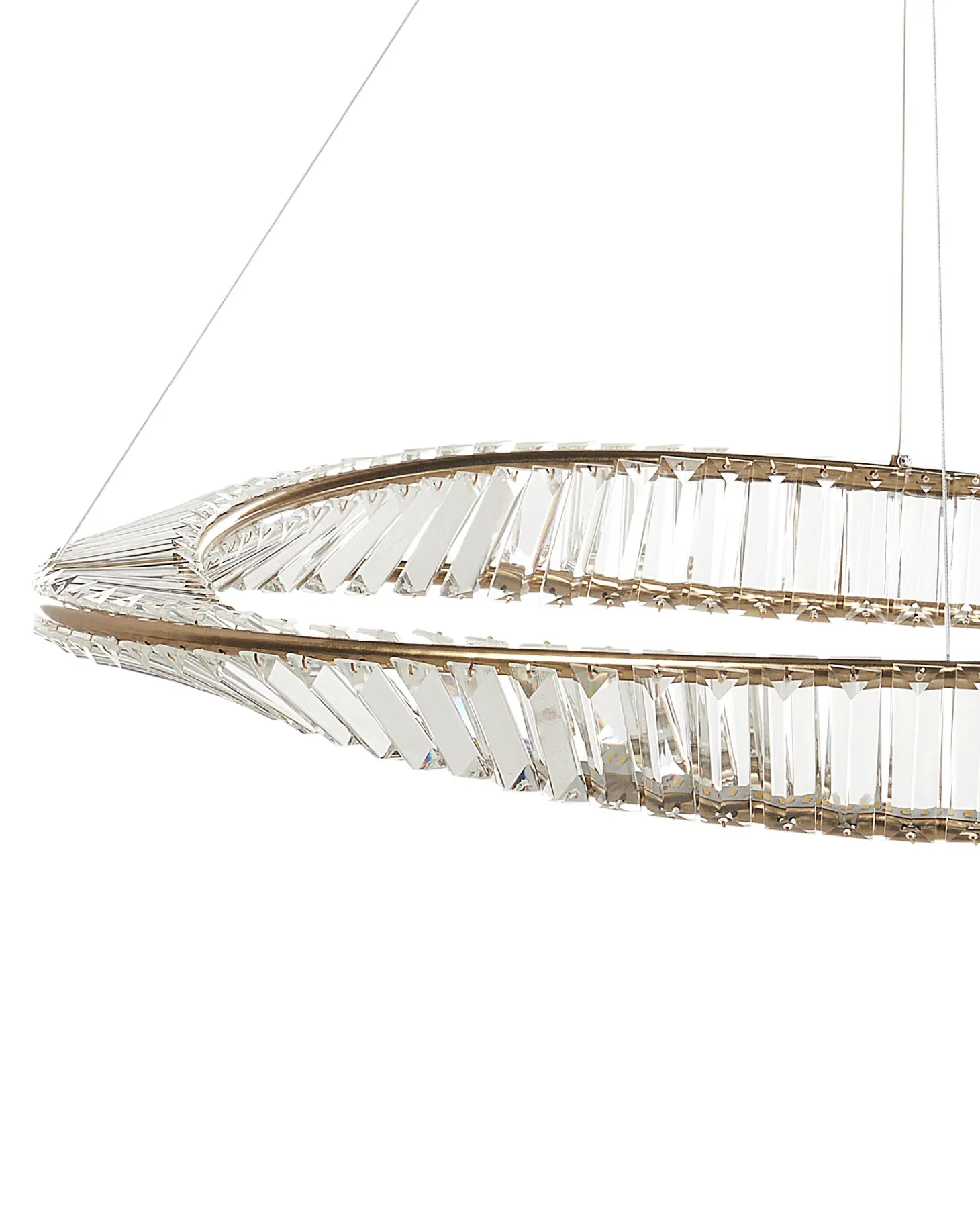Żyrandol LED ROSENDE Metal Złoty