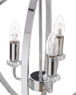 Żyrandol TENOIRO Metal Srebrny