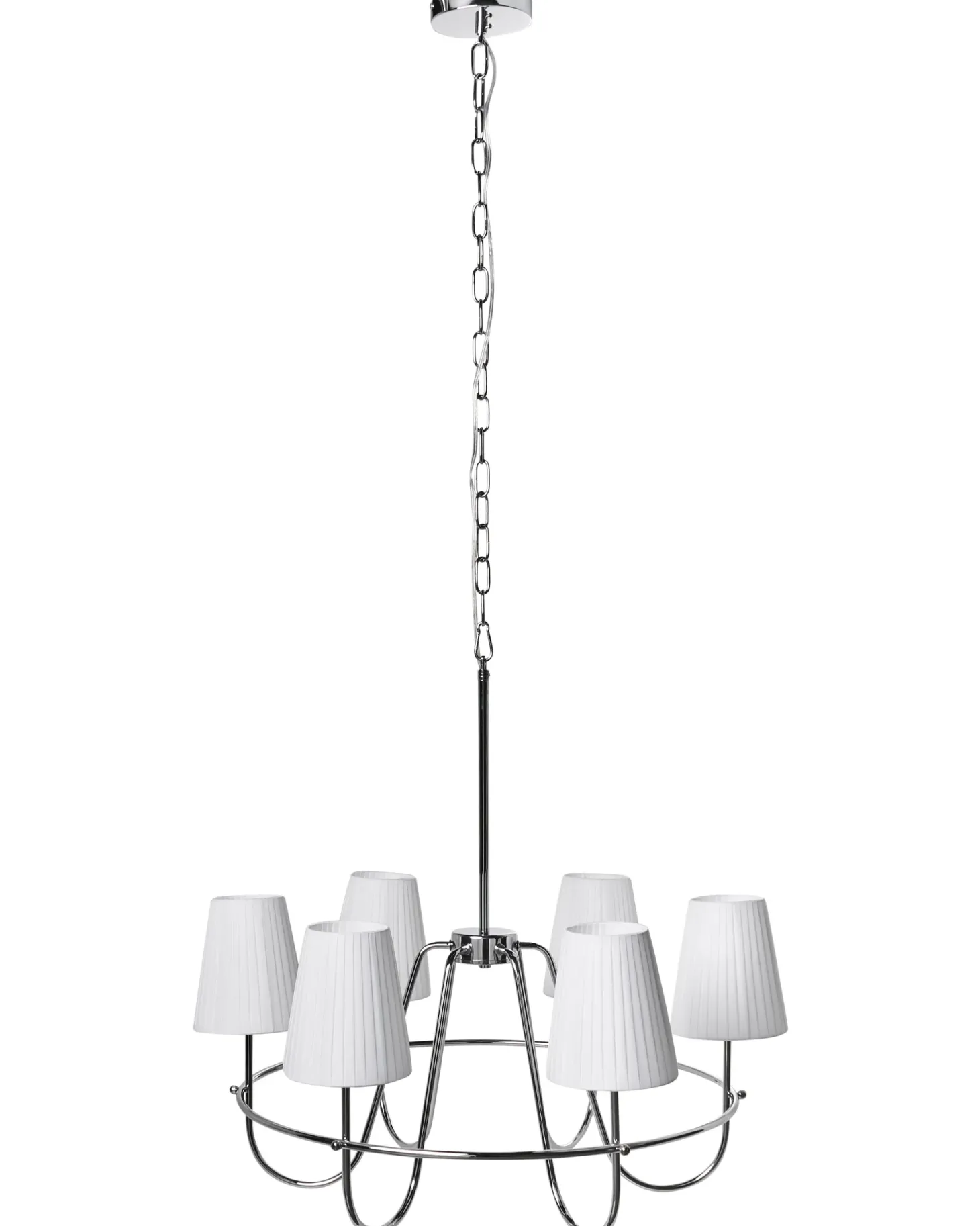 Żyrandol YAMETHIN Metal Srebrny