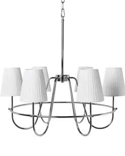Żyrandol YAMETHIN Metal Srebrny