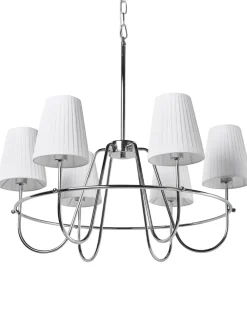 Żyrandol YAMETHIN Metal Srebrny