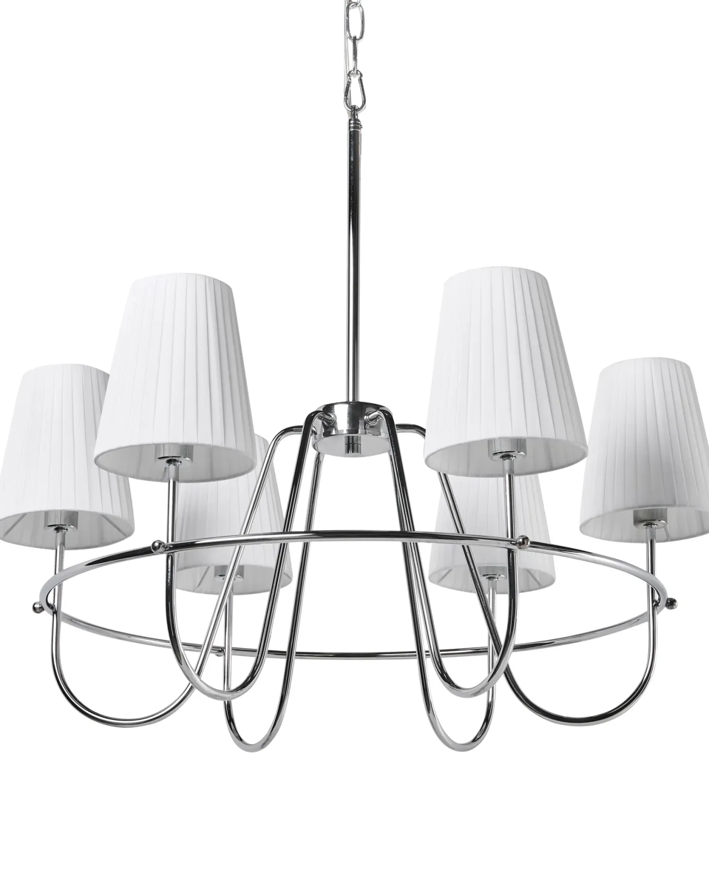 Żyrandol YAMETHIN Metal Srebrny