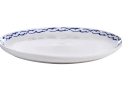 Zastawa stołowa 24-częściowa AMCHUR Porcelana Biały/ niebieski