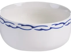 Zastawa stołowa 24-częściowa AMCHUR Porcelana Biały/ niebieski