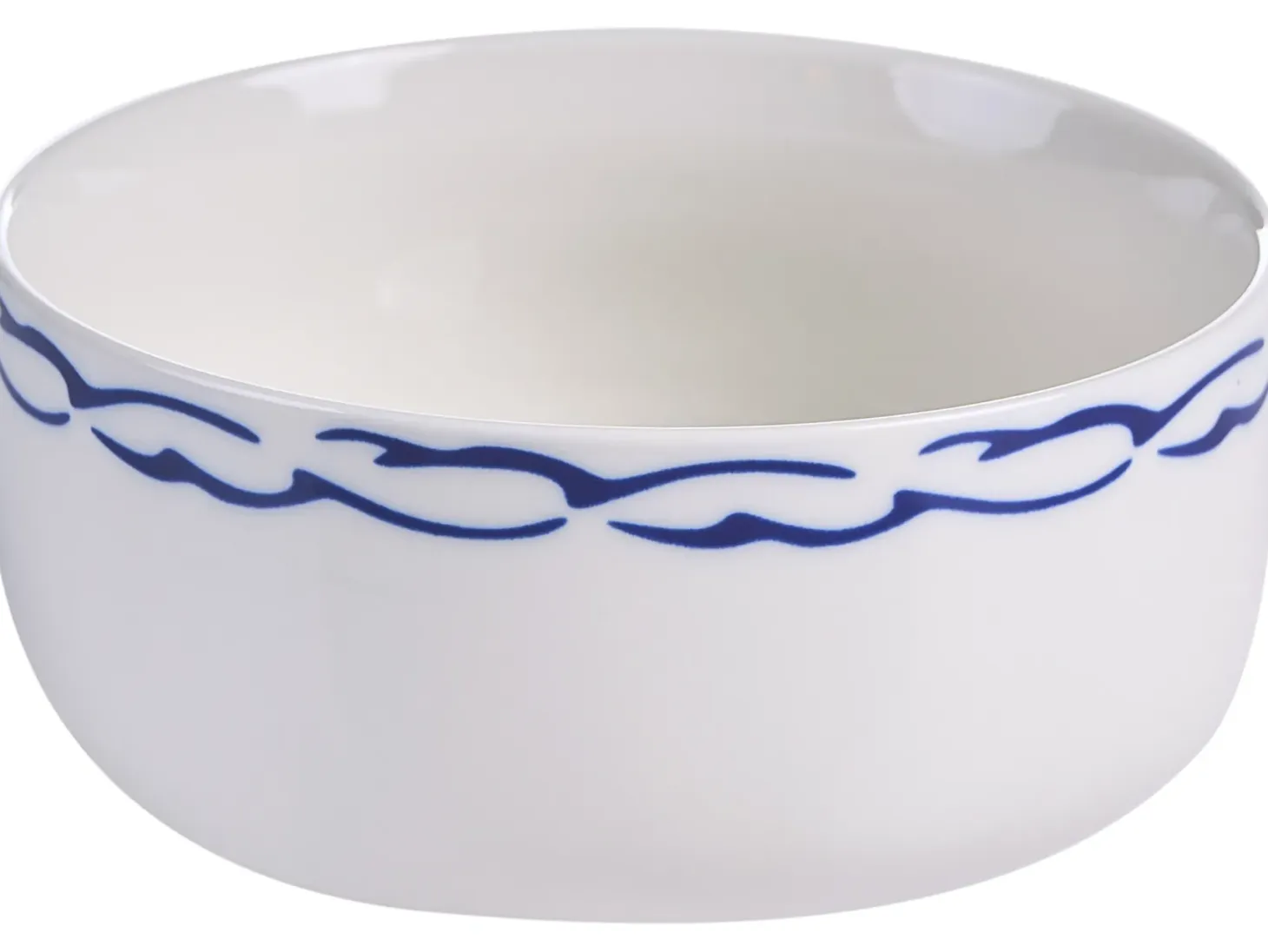 Zastawa stołowa 24-częściowa AMCHUR Porcelana Biały/ niebieski