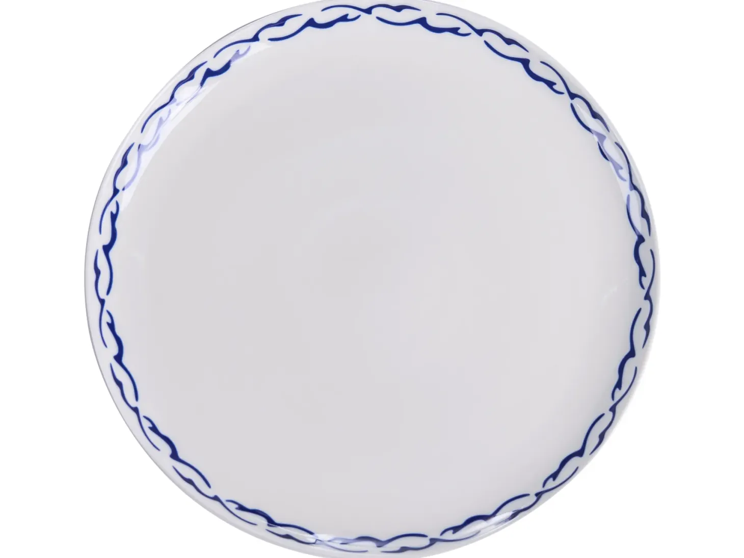 Zastawa stołowa 24-częściowa AMCHUR Porcelana Biały/ niebieski