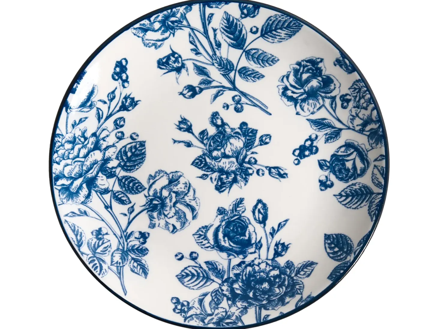 Zastawa stołowa 12-częściowa BASIL Porcelana Niebieski