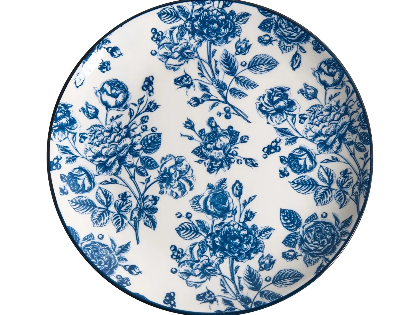 Zastawa stołowa 12-częściowa BASIL Porcelana Niebieski