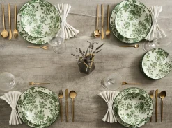 Zastawa stołowa 12-częściowa BASIL Porcelana Zielony