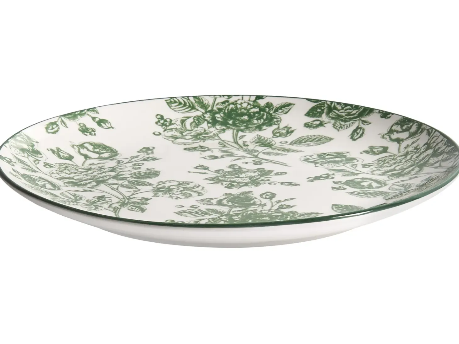 Zastawa stołowa 12-częściowa BASIL Porcelana Zielony