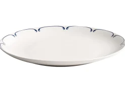Zastawa stołowa 12-częściowa CHAROLI Porcelana Biały/ niebieski