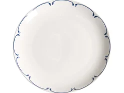 Zastawa stołowa 12-częściowa CHAROLI Porcelana Biały/ niebieski