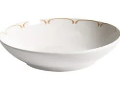 Zastawa stołowa 12-częściowa CHAROLI Porcelana Biały/ złoty