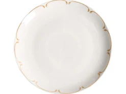 Zastawa stołowa 12-częściowa CHAROLI Porcelana Biały/ złoty