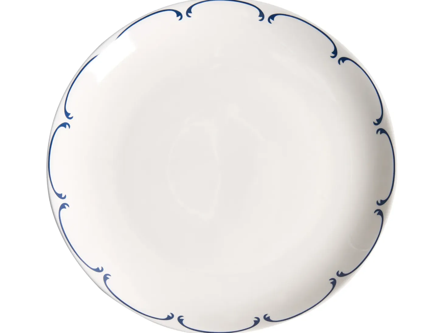 Zastawa stołowa 24-częściowa CHAROLI Porcelana Biały/ niebieski