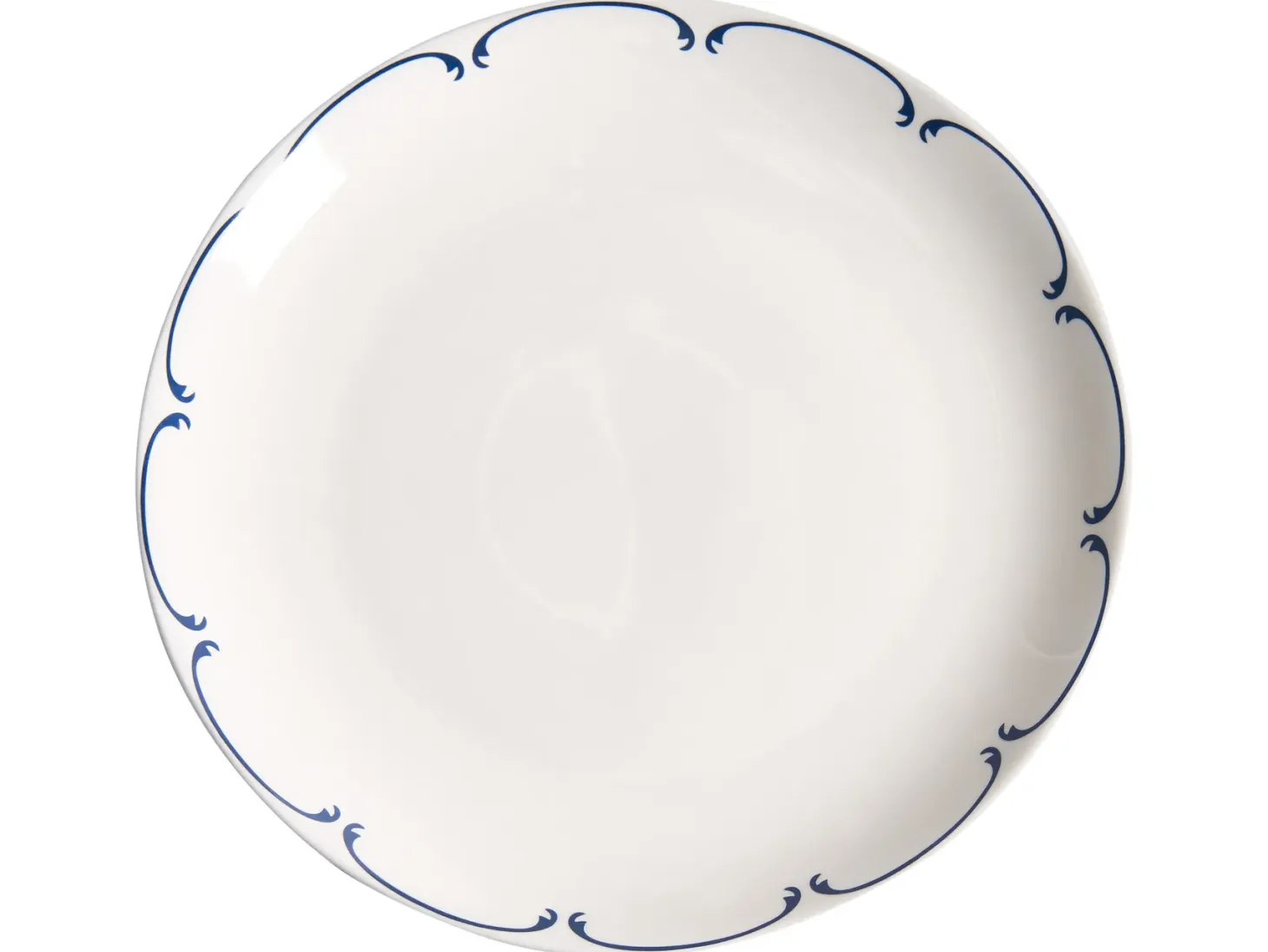 Zastawa stołowa 24-częściowa CHAROLI Porcelana Biały/ niebieski