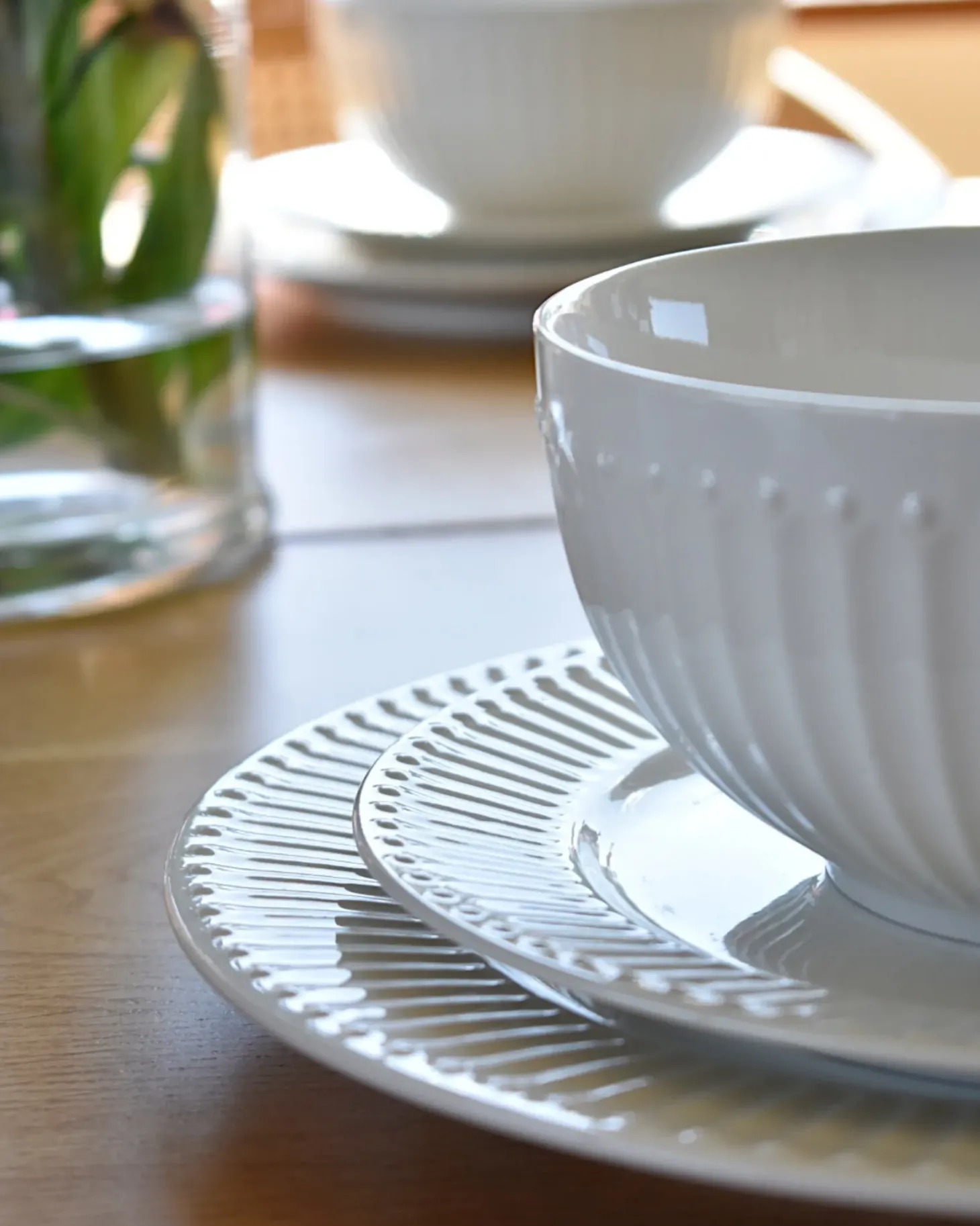Zastawa stołowa 16-częściowa COWSLIP Porcelana Biały
