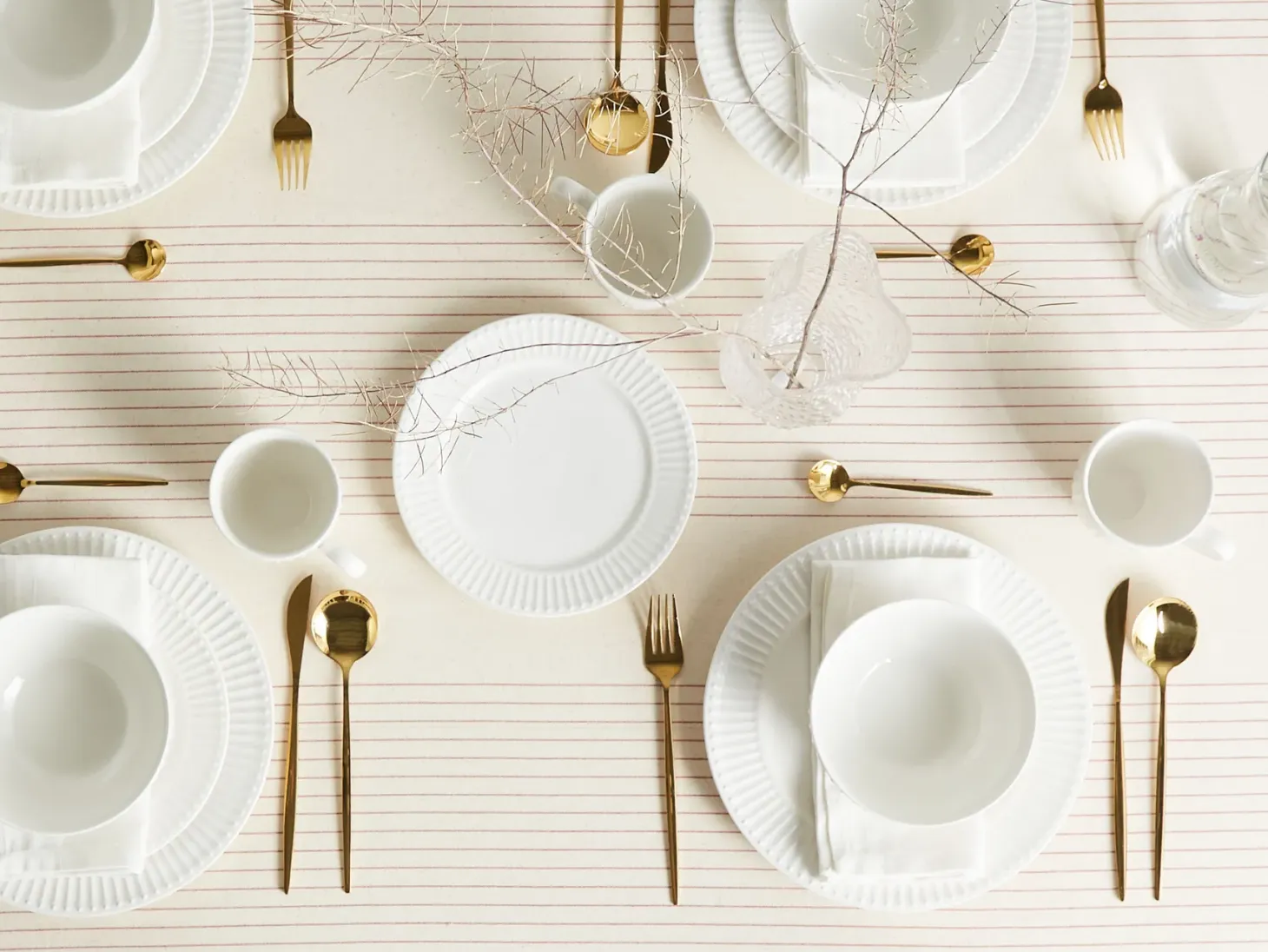 Zastawa stołowa 16-częściowa COWSLIP Porcelana Biały