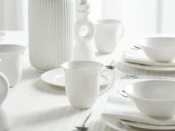 Zastawa stołowa 16-częściowa ELDERBERRY Porcelana Biały