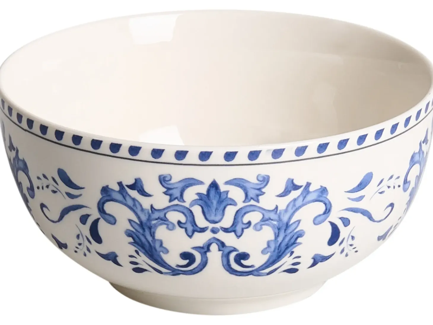Zastawa stołowa 12-częściowa GALANGAL Porcelana Biały/ niebieski