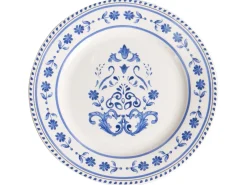 Zastawa stołowa 12-częściowa GALANGAL Porcelana Biały/ niebieski