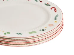 Zastawa stołowa 12-częściowa SAFFRON Porcelana Biały