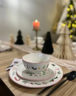 Zastawa stołowa 12-częściowa SAFFRON Porcelana Biały