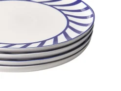 Zastawa stołowa 12-częściowa SHISO Porcelana Biały/ niebieski