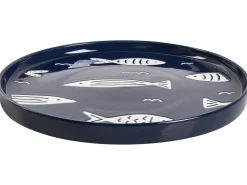 Zastawa stołowa 16-częściowa TAMARIND Porcelana Biały/ niebieski
