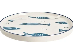 Zastawa stołowa 16-częściowa TAMARIND Porcelana Biały/ niebieski