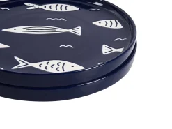 Zastawa stołowa 16-częściowa TAMARIND Porcelana Biały/ niebieski
