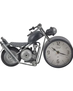 Zegar biurkowy BERNO 30 cm Metal Czarny