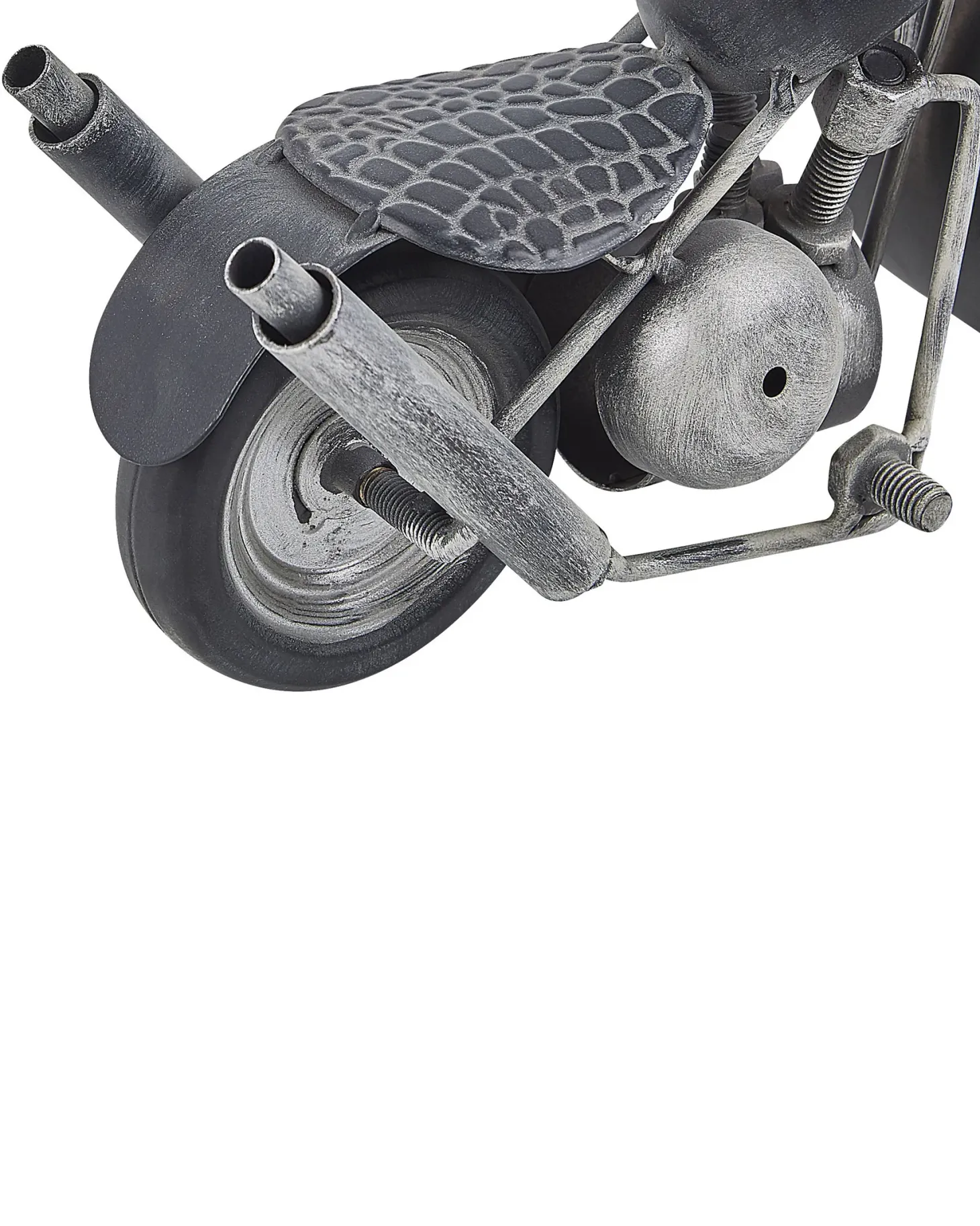 Zegar biurkowy BERNO 30 cm Metal Czarny