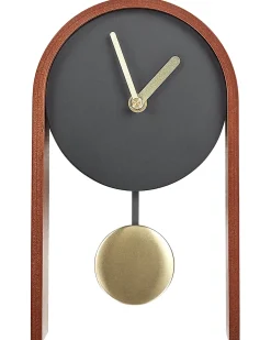 Zegar biurkowy BLATTEN 16 cm Czarny