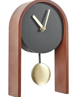 Zegar biurkowy BLATTEN 16 cm Czarny