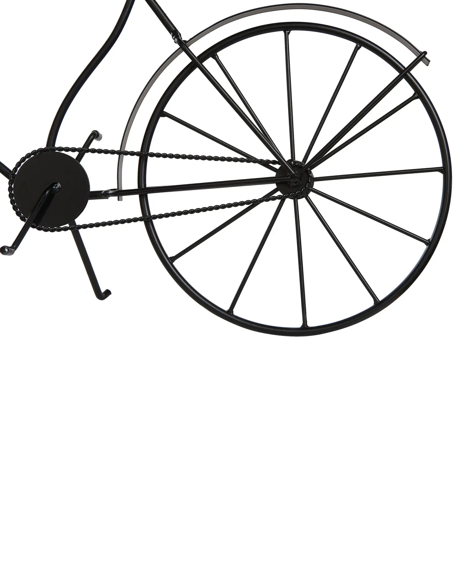 Zegar biurkowy LILLO 59 cm Metal Czarny