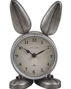 Zegar biurkowy THUSIS 15 cm Metal Srebrny