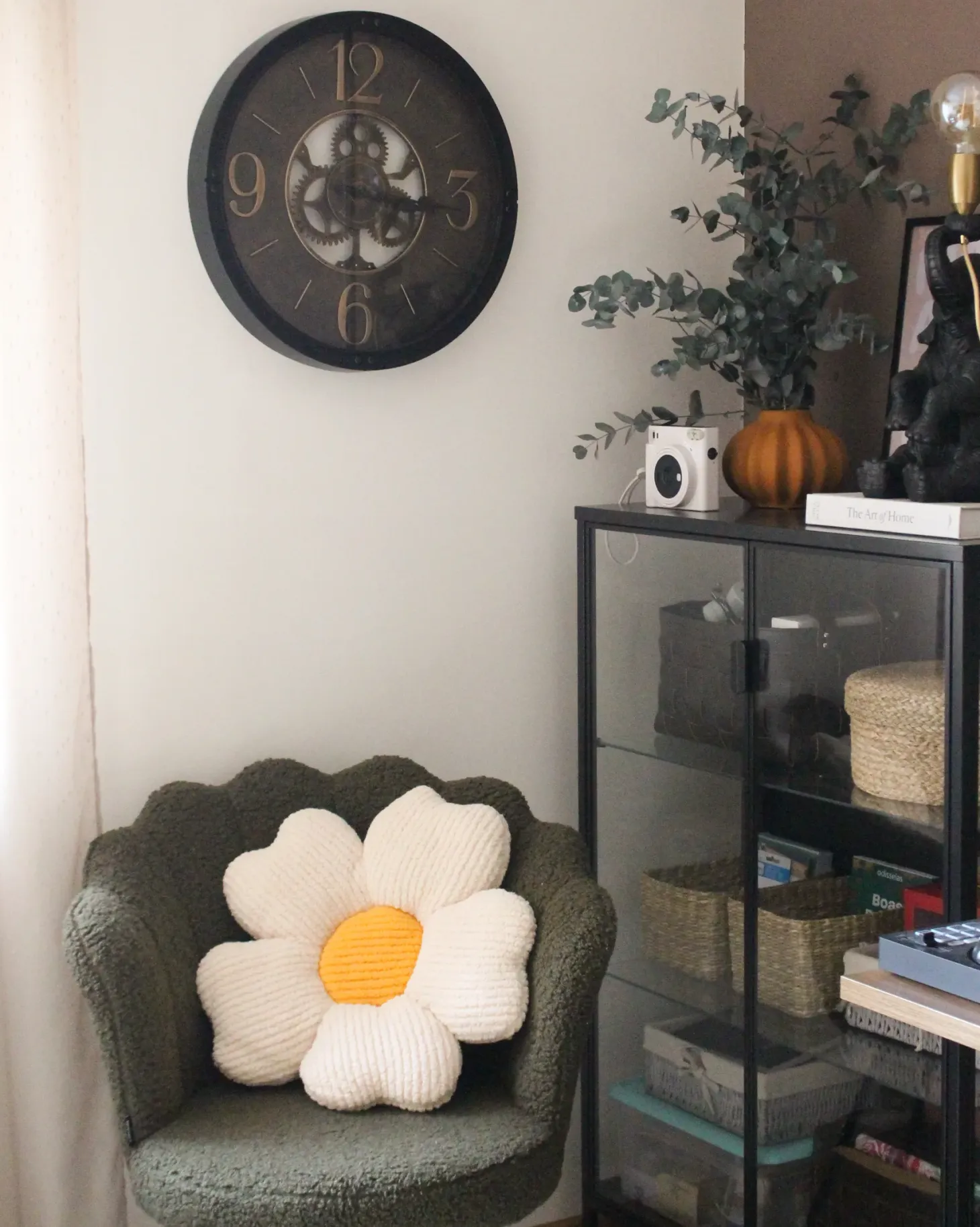 Zegar ścienny ALBACETE 50 cm Czarny